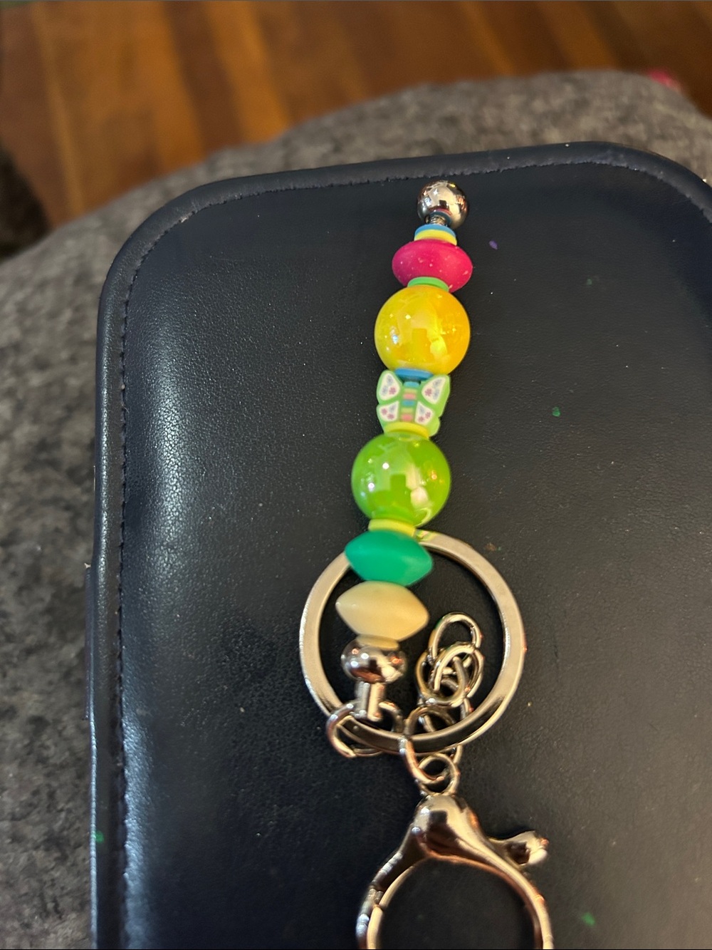 Beaded Multi-Color Keychain Charm - Picture 16 of 16